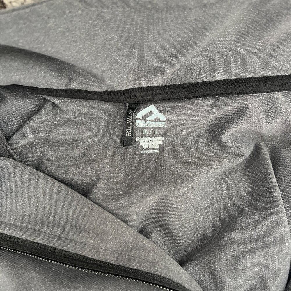 Summit Grey Zip-Up Hoodie Size Large - Picture 14 of 15
